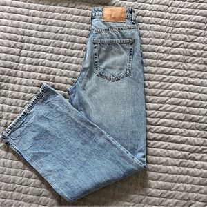 H&M Divide wide leg denim